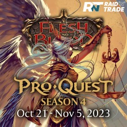 Flesh and Blood - Pro Quest Season 4  - Sa 21.10.2023 - 11:00 Uhr